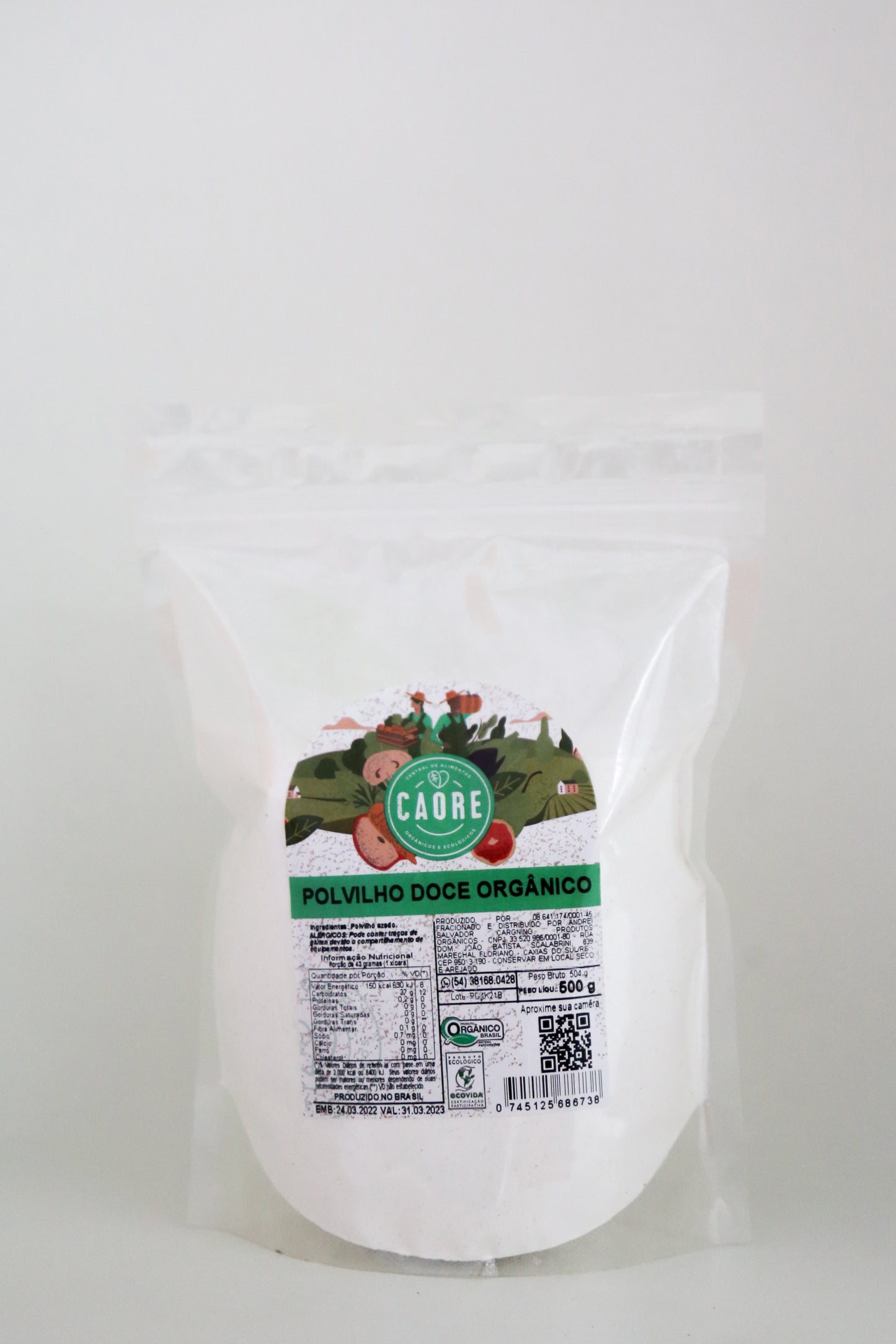 Polvilho Doce Orgânico 500g