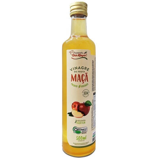 Vinagre de Maçã Orgânico 500 Ml Fazenda São Roque